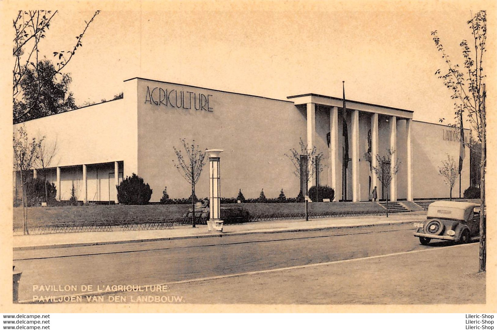 Exposition Universelle 1935 - PAVILLON DE L'AGRICULTURE / PAVILJOEN VAN DEN LANDBOUW Automobile - Expositions Universelles