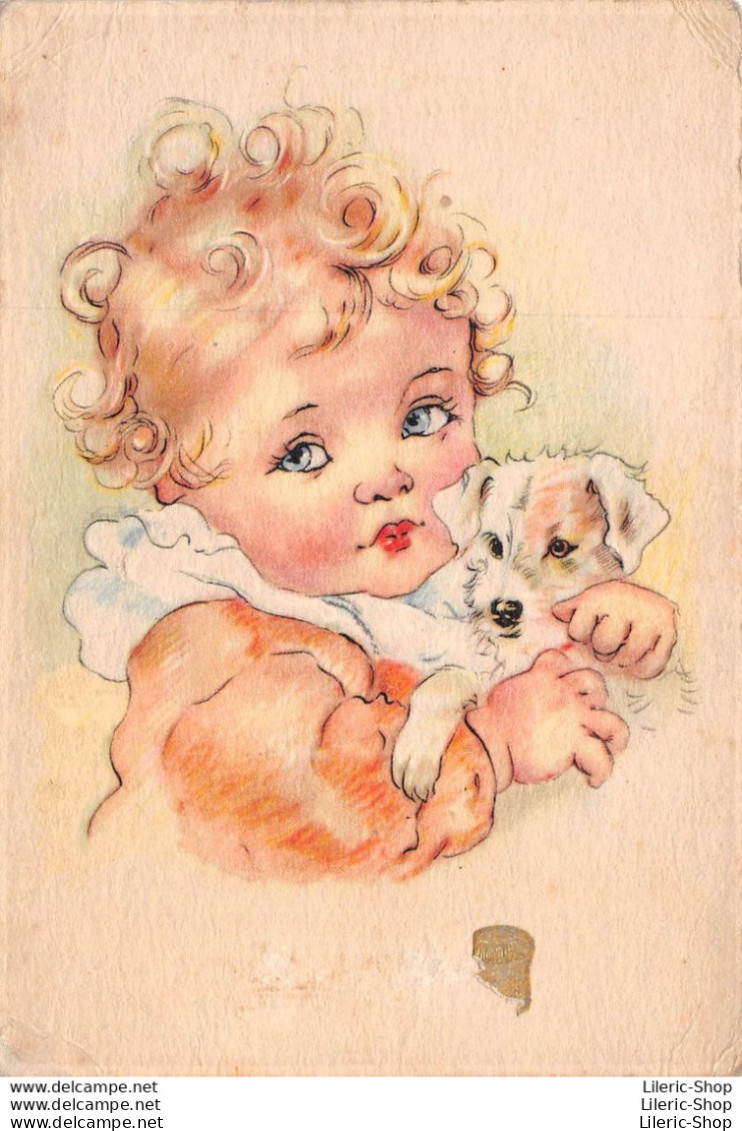 DESSIN PORTRAIT ENFANT ET SON PETIT CHIEN - CHILD AND HIS LITTLE DOG PORTRAIT - Children's Drawings