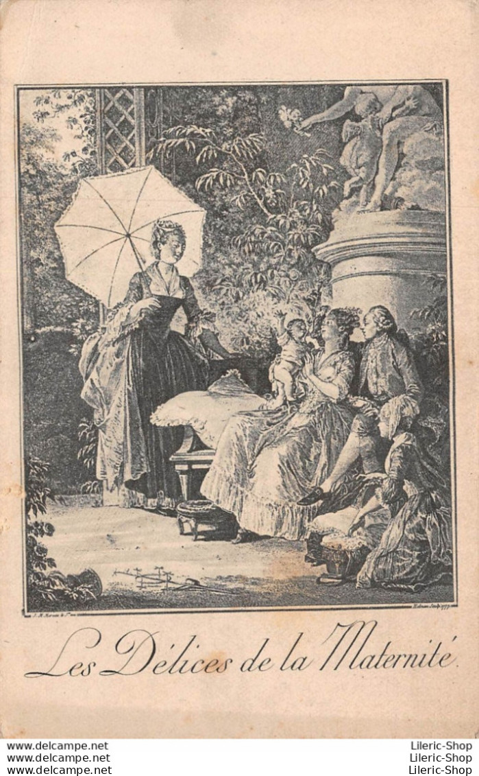 Publicité Fulgor Reproduction De La Gravure De Helman, D'après Moreau "Les Délices De La Maternité - Publicité