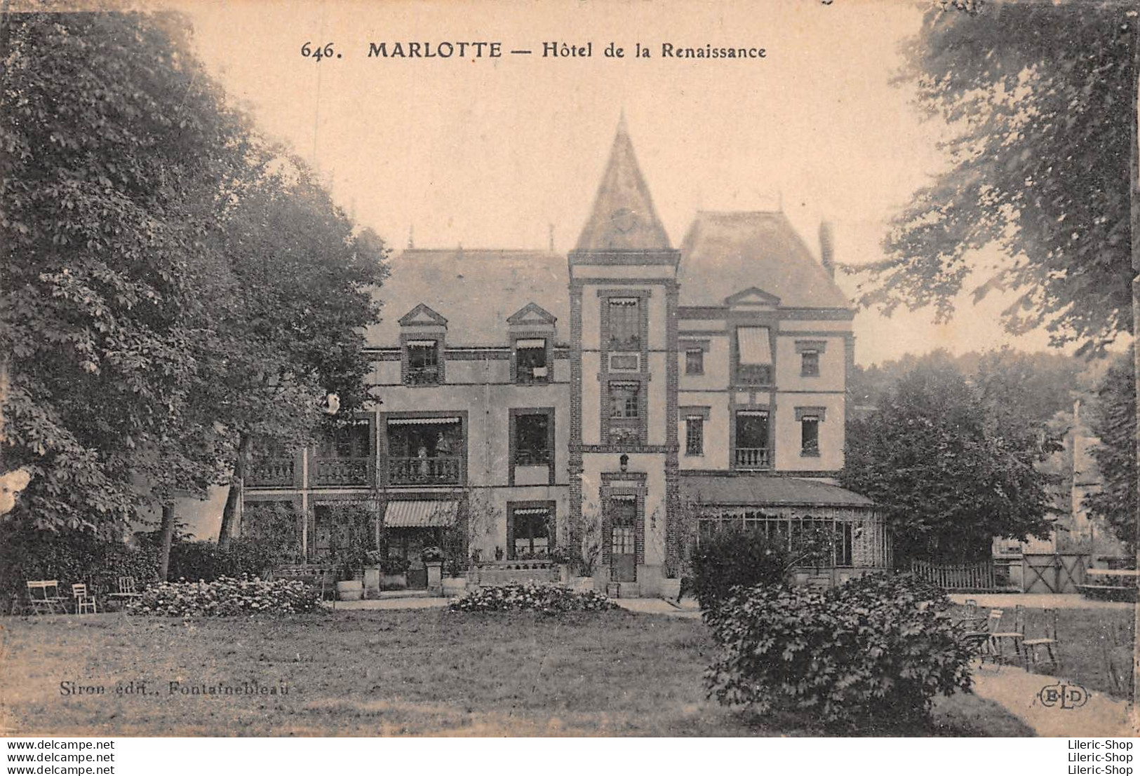 646. MARLOTTE (77) - Hôtel De La Renaissance - Éditeur E.L.D - Altri & Non Classificati
