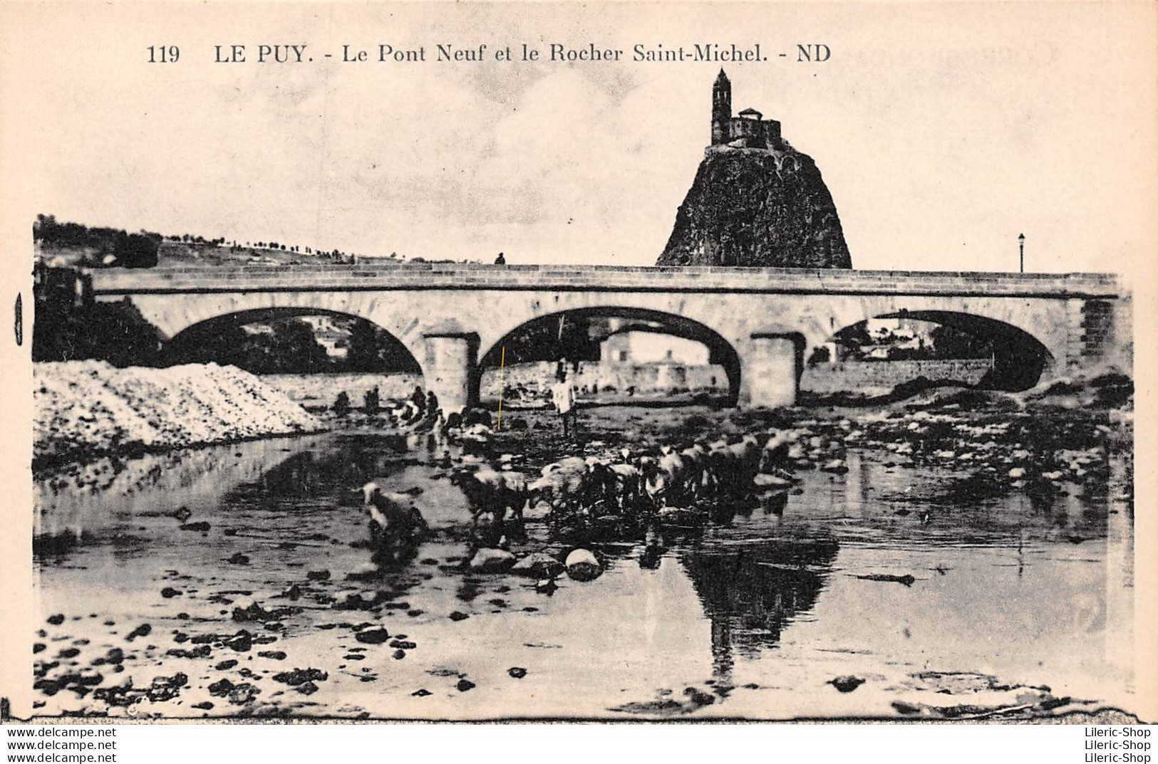 Haute Loire > Le Puy En Velay ◙ Le Pont Neuf Et Le Rocher Saint-Michel - Le Puy En Velay