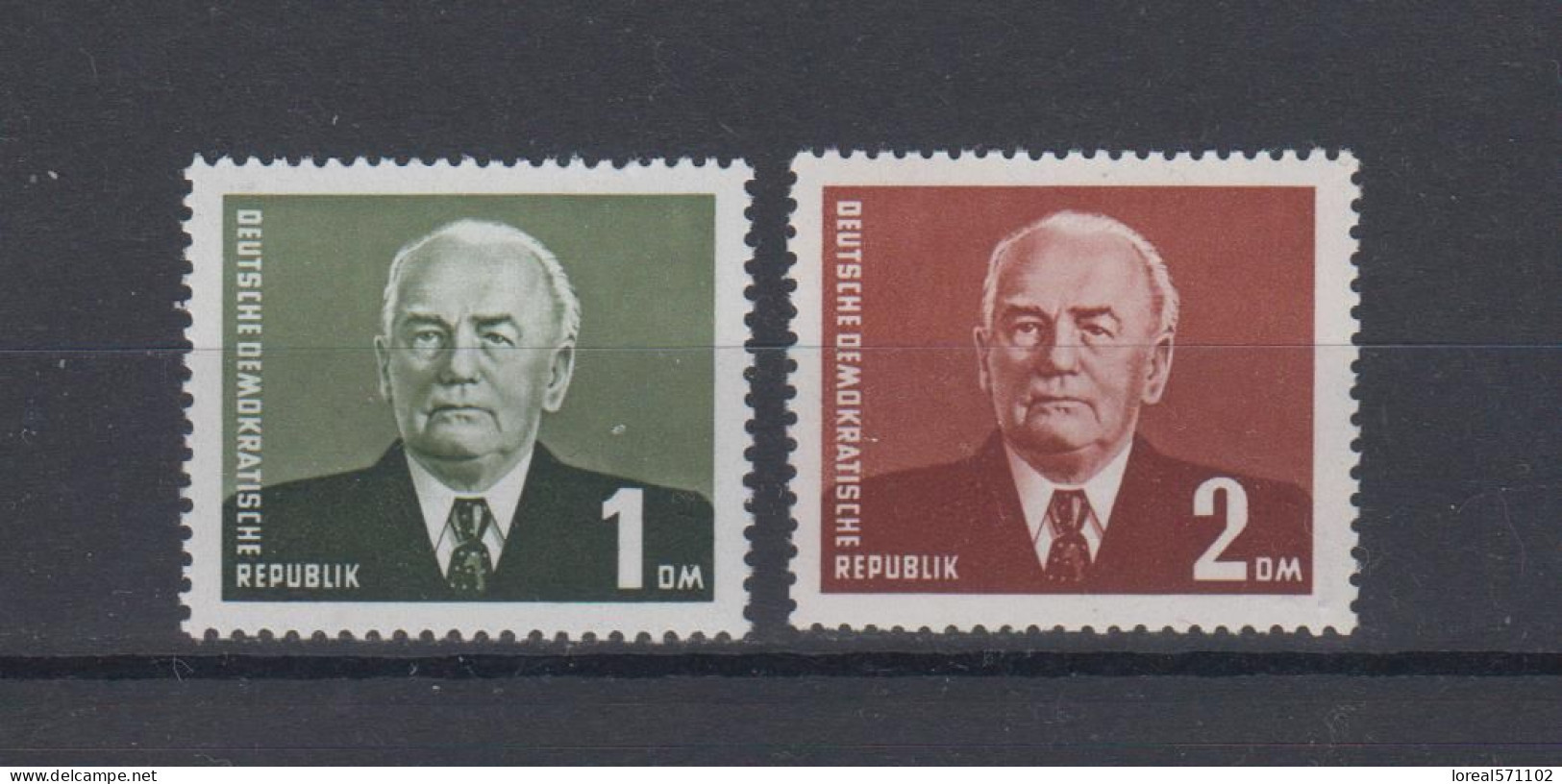 DDR  1958  Mich.Nr.622/23 ** Geprüft Schönherr - Neufs
