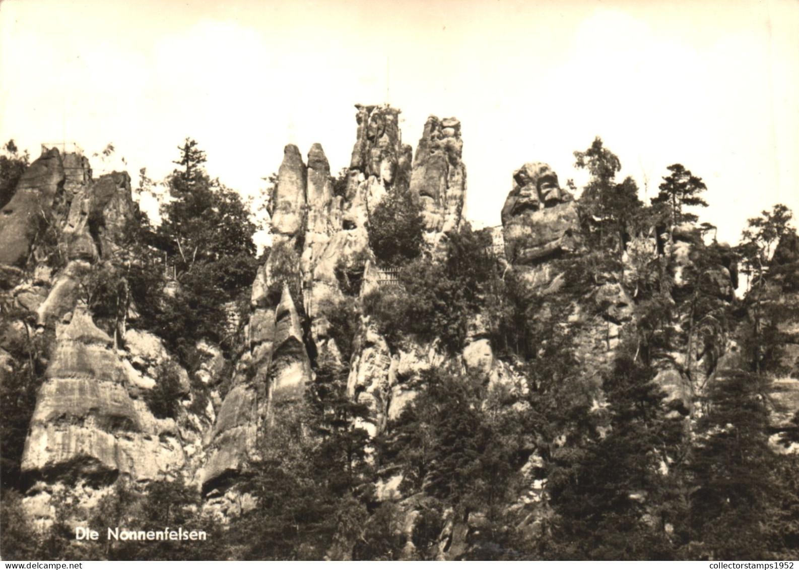 ZITTAU, SAXONY, NUN'S ROCK, NONNENFELSEN, GERMANY, POSTCARD - Zittau