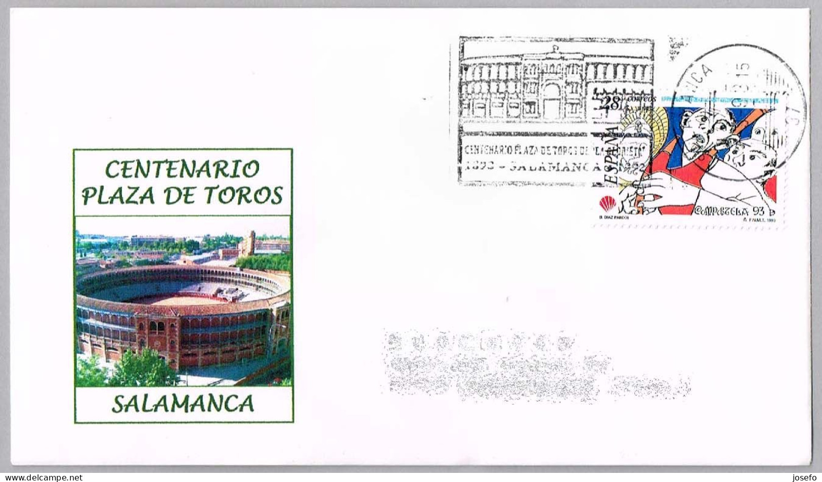 100 Años PLAZA DE TOROS - 100 Years BULLRING. Salamanca 1993 - Autres & Non Classés