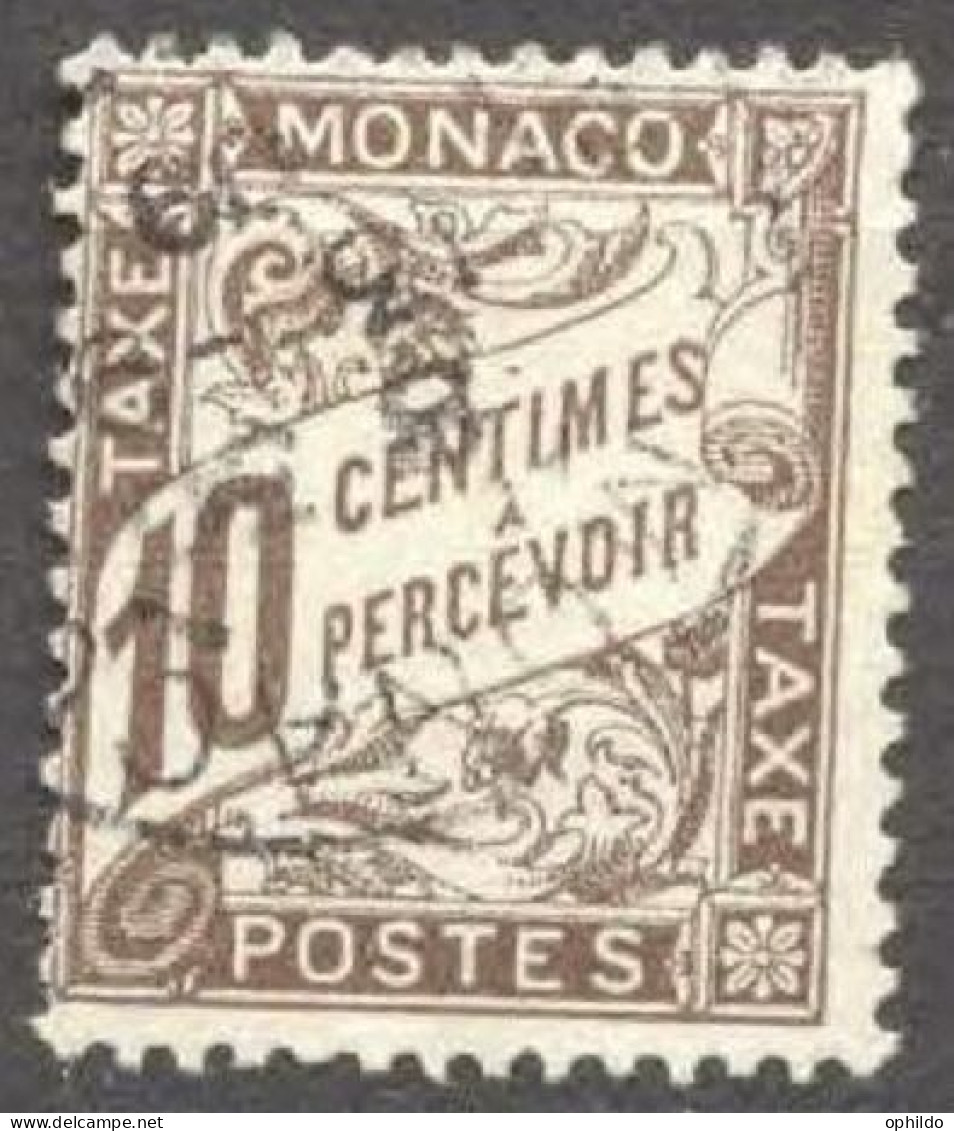 Monaco Taxe 4 Ob TB - Portomarken