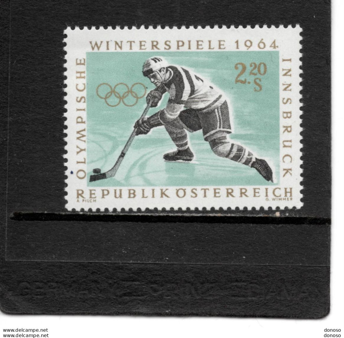 AUTRICHE 1963 HOCKEY SUR GLACE Yvert 978 NEUF** MNH - Unused Stamps
