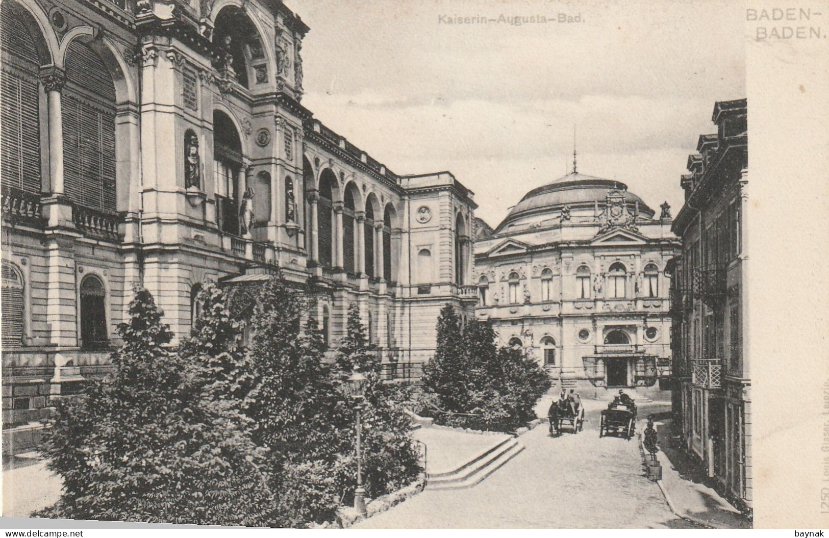 DE382  --  BADEN - BADEN   --  KAISERIN AUGUSTA  BAD - Baden-Baden