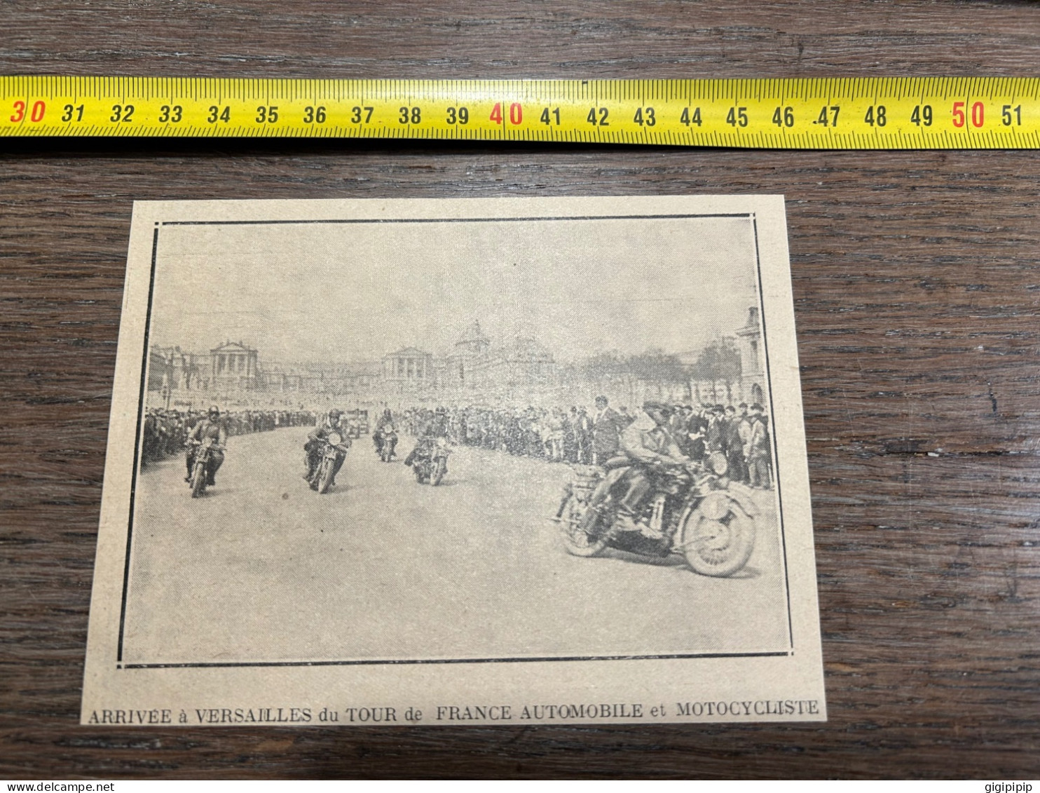 1930 GHI19 ARRIVEE à VERSAILLES Du TOUR De FRANCE AUTOMOBILE Et MOTOCYCLISTE - Collections