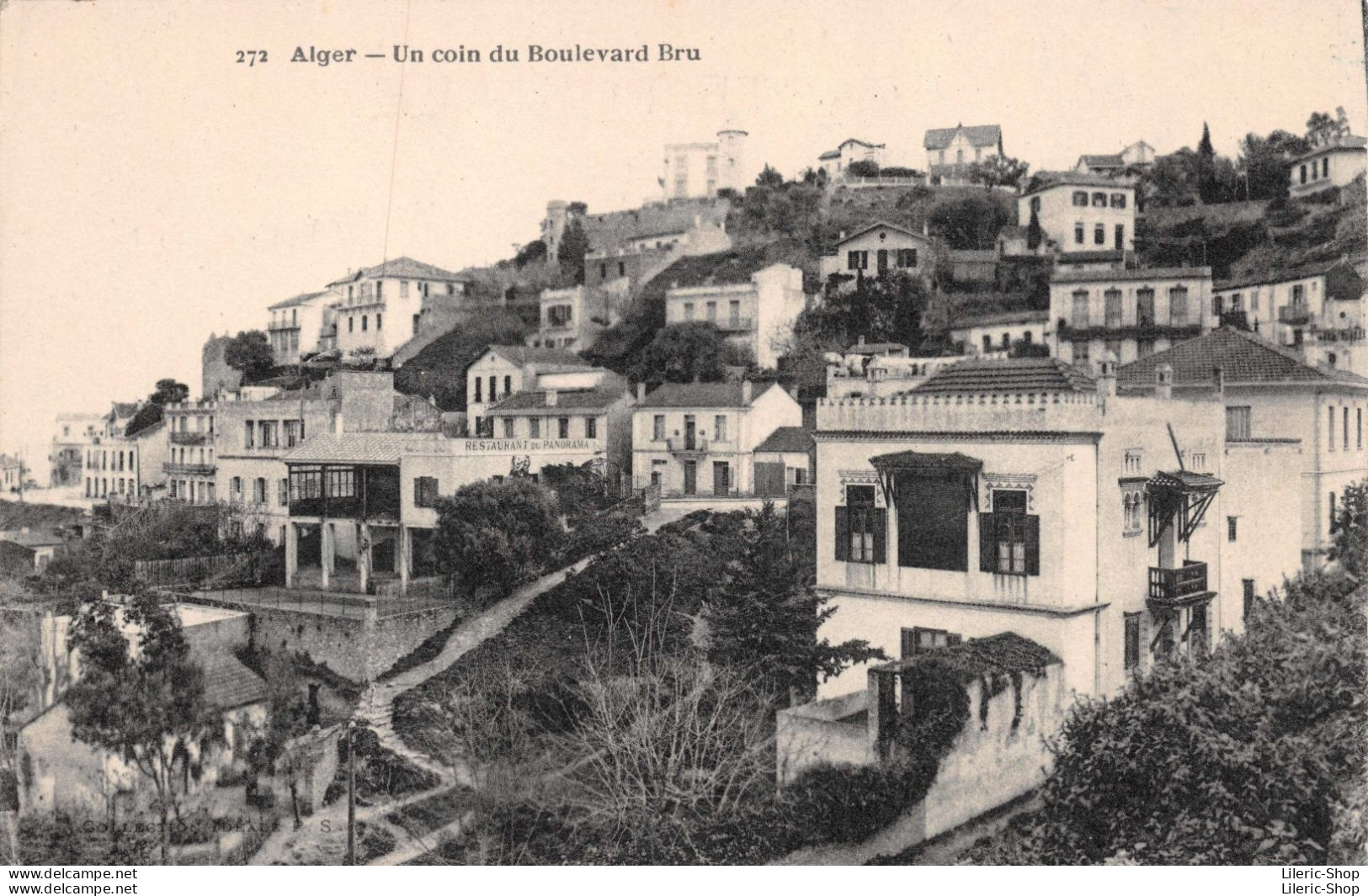 Alger - Un Coin Du Boulevard Des Martyrs, Ex Bd Bru. Cpa Vers 1920 - Algiers