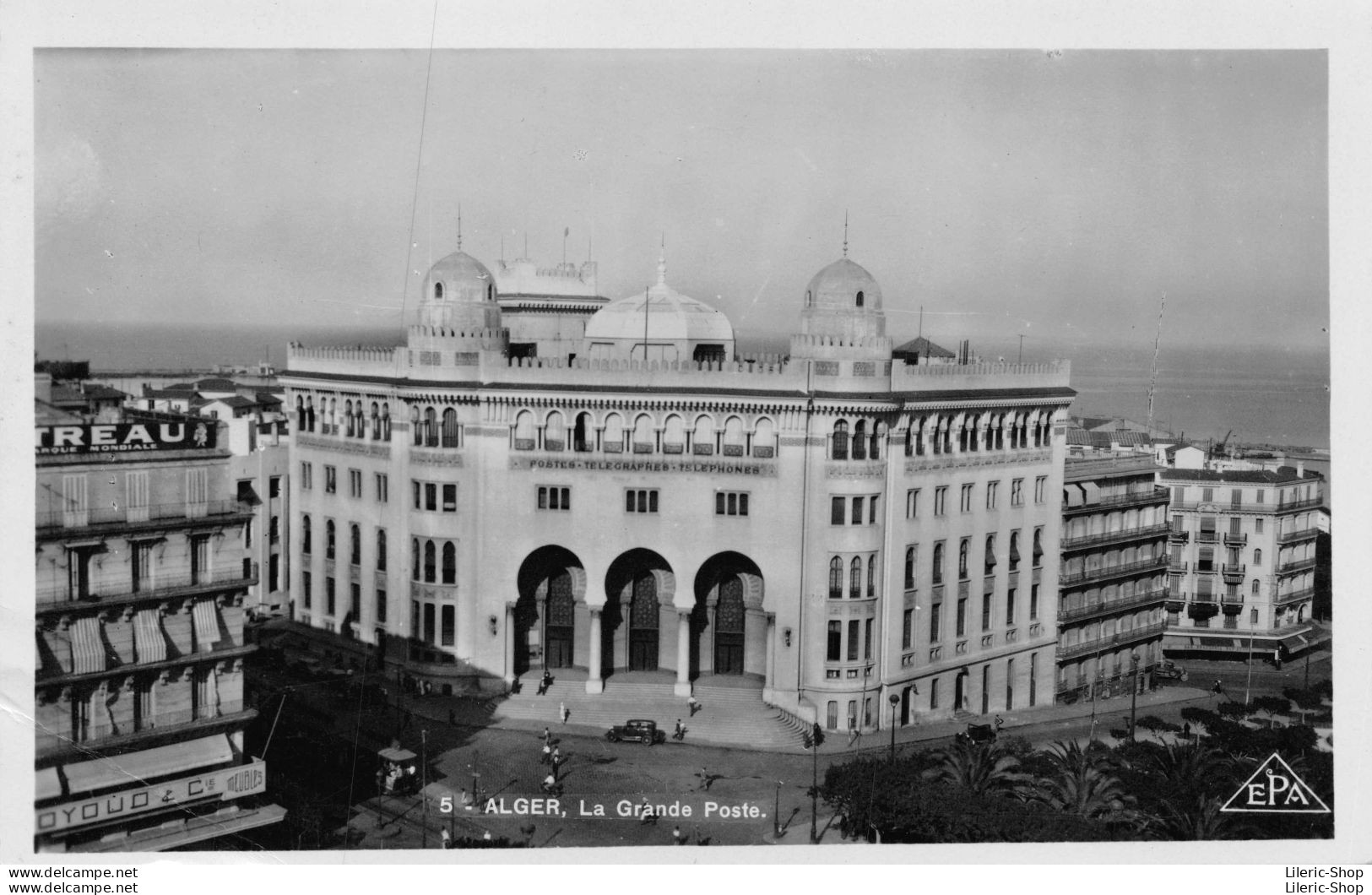 Alger -La Grade Poste Cpa 1931 Ed. EPA - Algiers