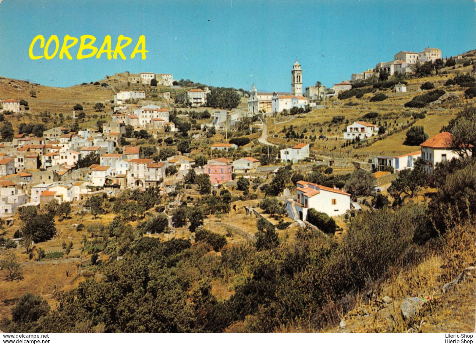 Corbara La Balagne  (Haute Corse) Vue Générale Inédite -  CPSM GF DOS VIERGE - Autres & Non Classés