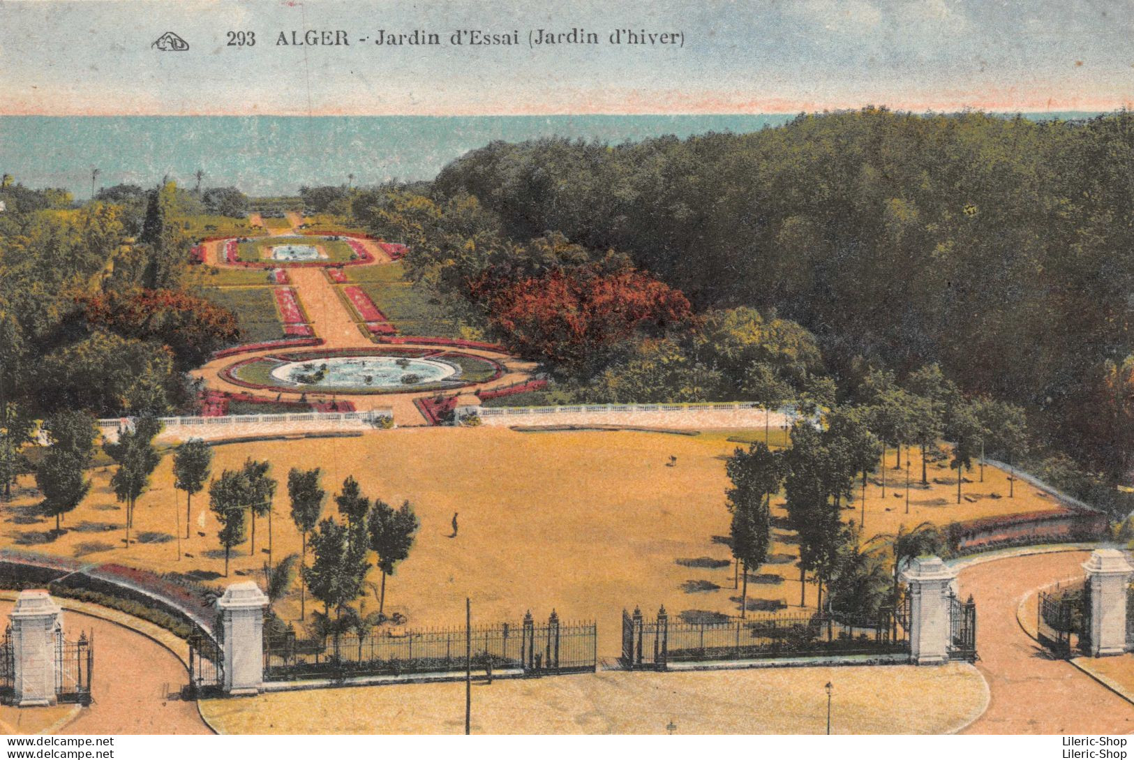 Alger  - Le Jardin d'Essai - Lot de 8 cpa