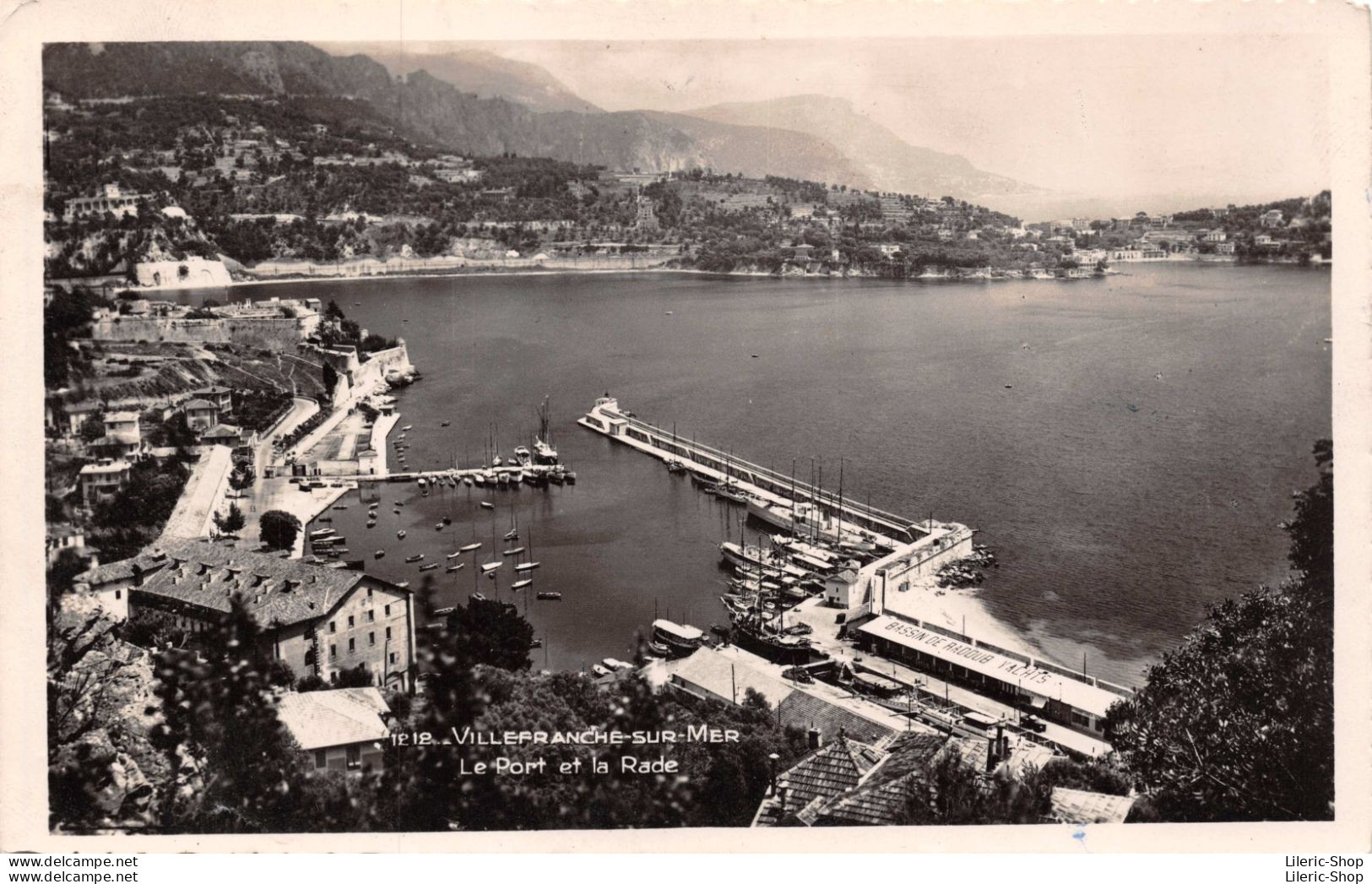 VILLEFRANCHE-SUR-MER Le Port Et La Rade Cpsm PF 1949 - Villefranche-sur-Mer