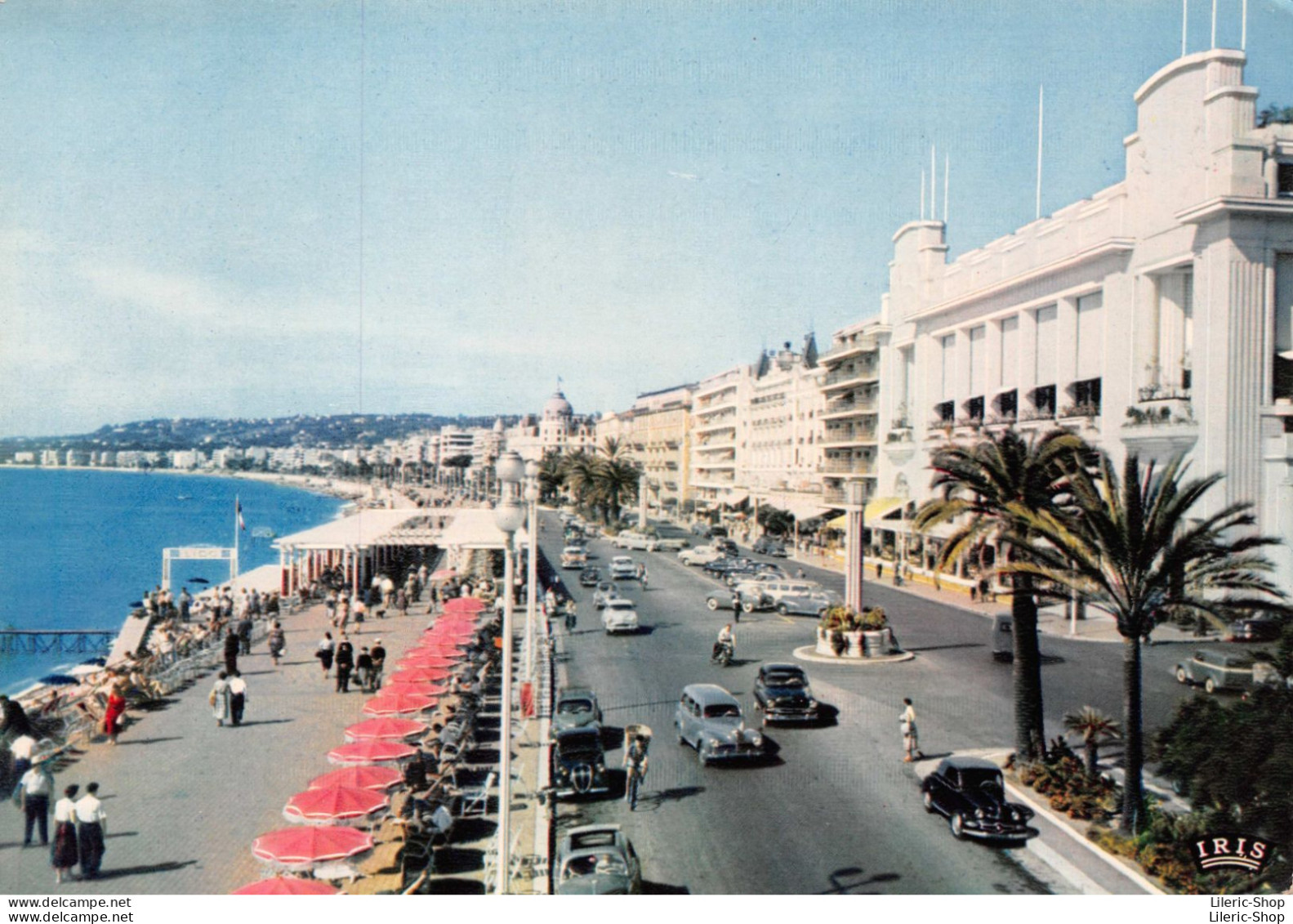 NICE (06) La  Promenade Des Anglais # Automobiles # Panhard Dyna Cabriolet, 203 Familiale - Cpsm GF - Other & Unclassified