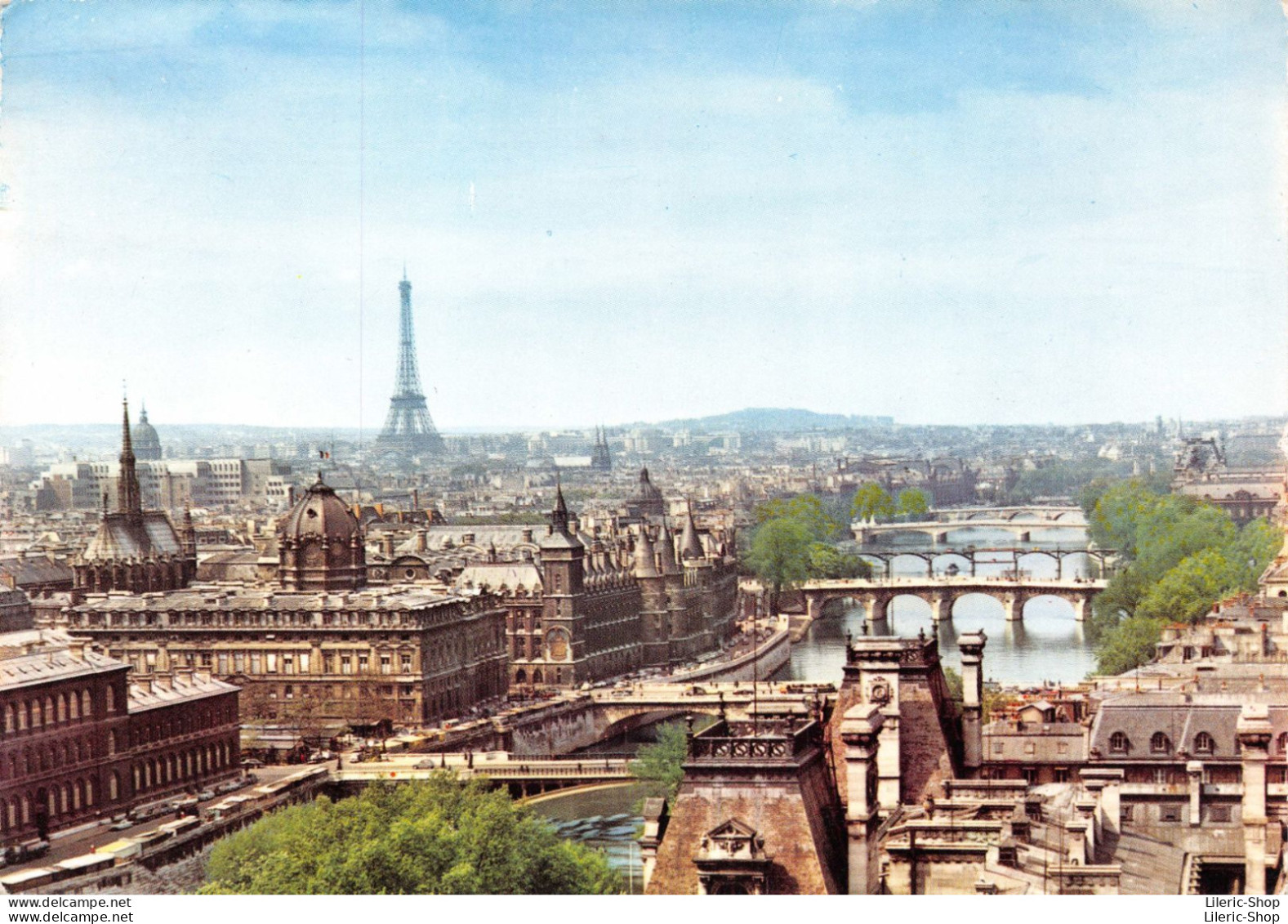 PARIS. Les Ponts Sur La Seine. La Conciergerie. La Sainte-Chapelle. Cpsm GF 1965 - Brücken