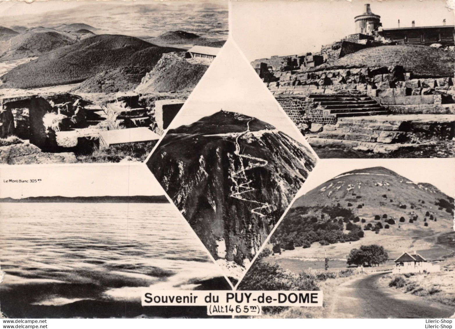 LE PUY-DE-DOME Dômes Sud Et Mts-Dore - Ruines Du Temple De Mercure Voie Romaine Mer De Nuages Puy-de-Dôme - Autres & Non Classés