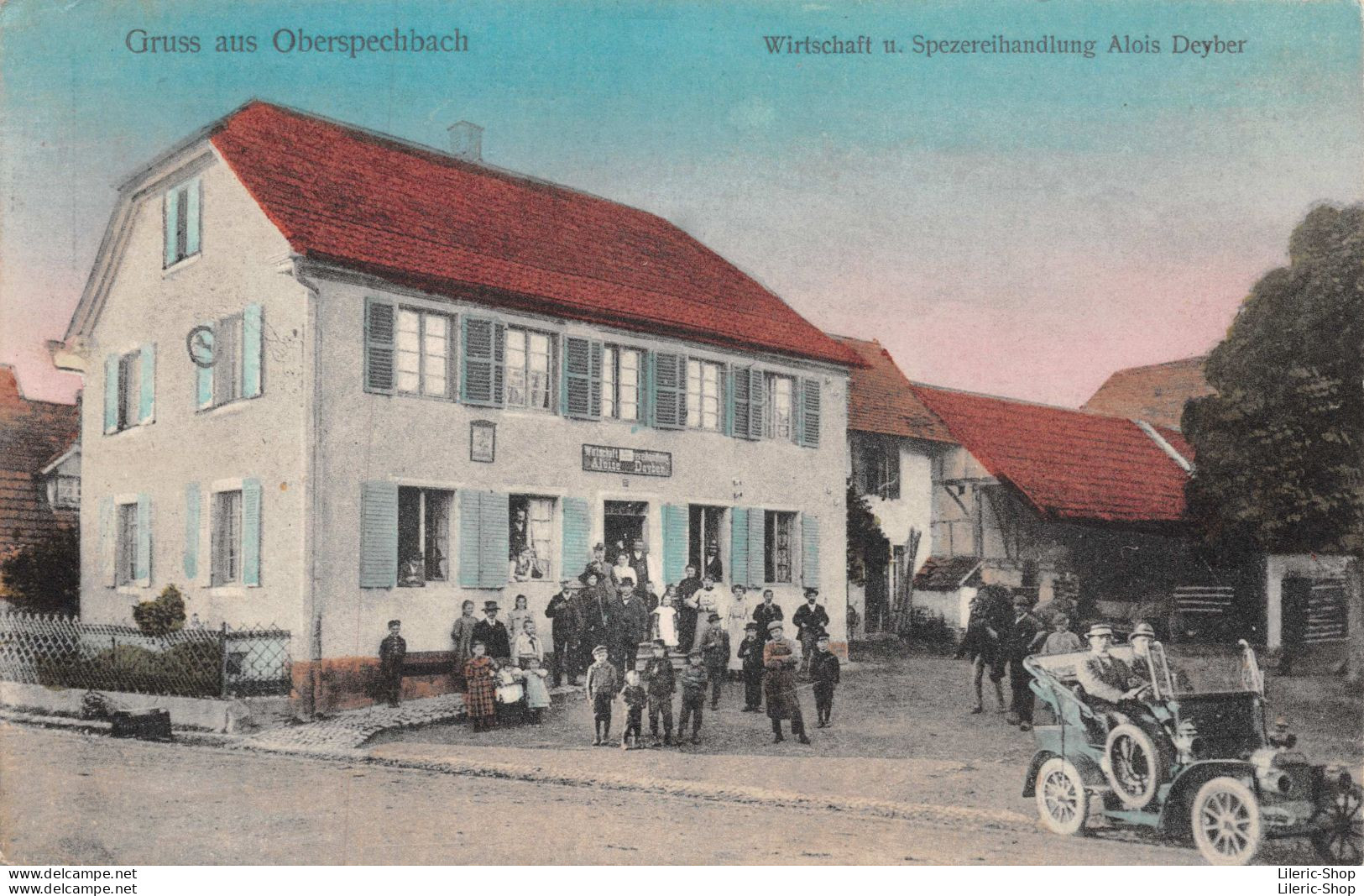 [68] Gruss Aus Oberspechbach Wirtschaft U. Spezereihandlung Alois Deyber # Automobile # - Sonstige & Ohne Zuordnung