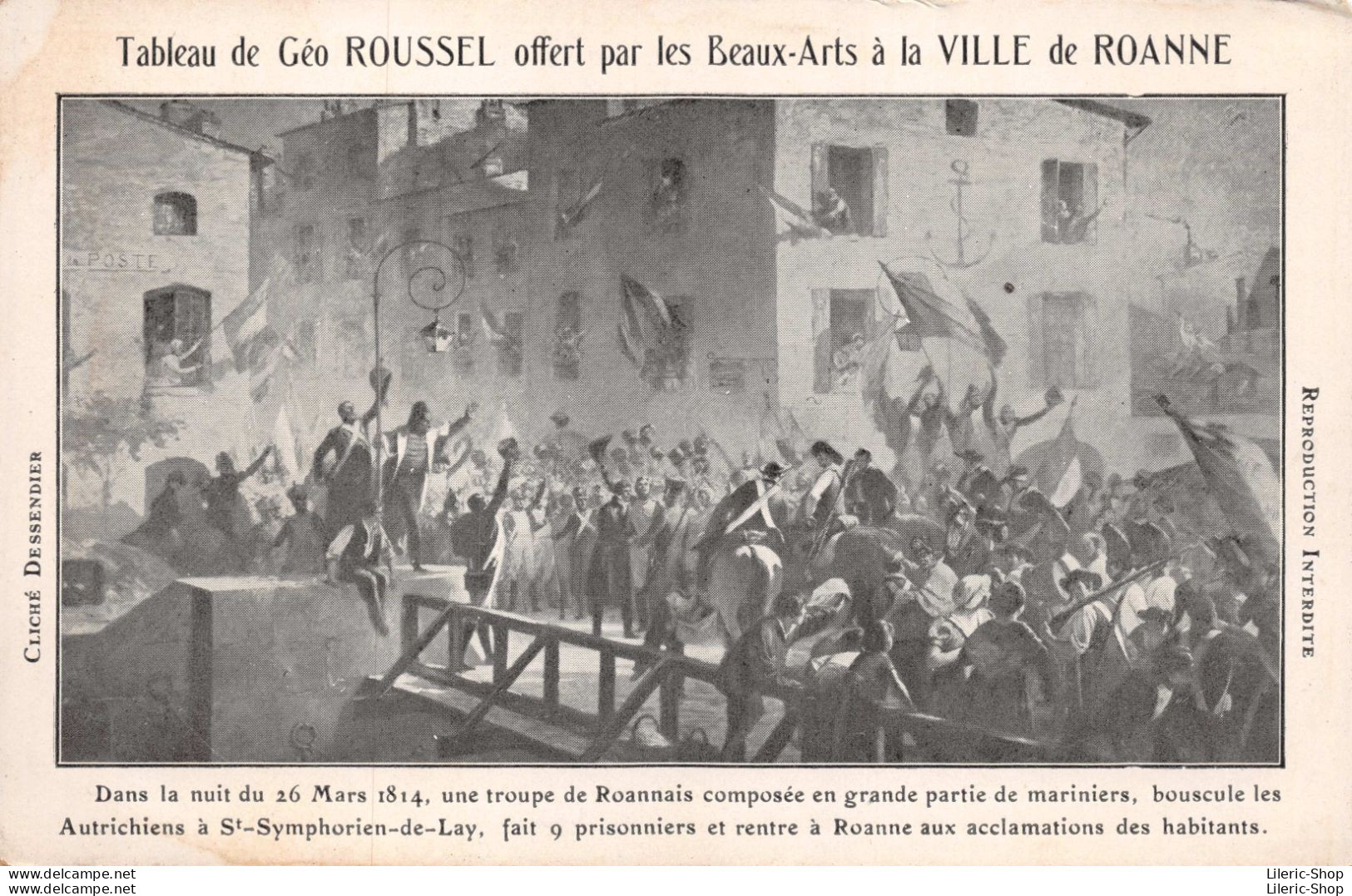 Tableau De Géo ROUSSEL Offert Par Les Beaux-Arts à La VILLE De ROANNE - Roanne