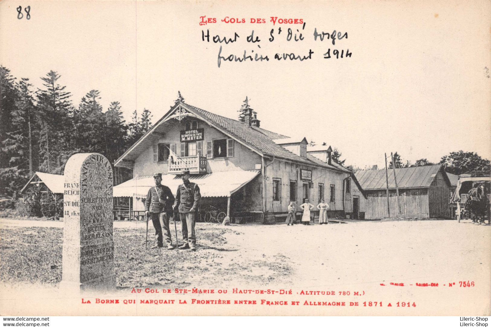 Lot De 8 Cpa Sur Les Cols Des Vosges Avant La Guerre De 1914 - Autres & Non Classés