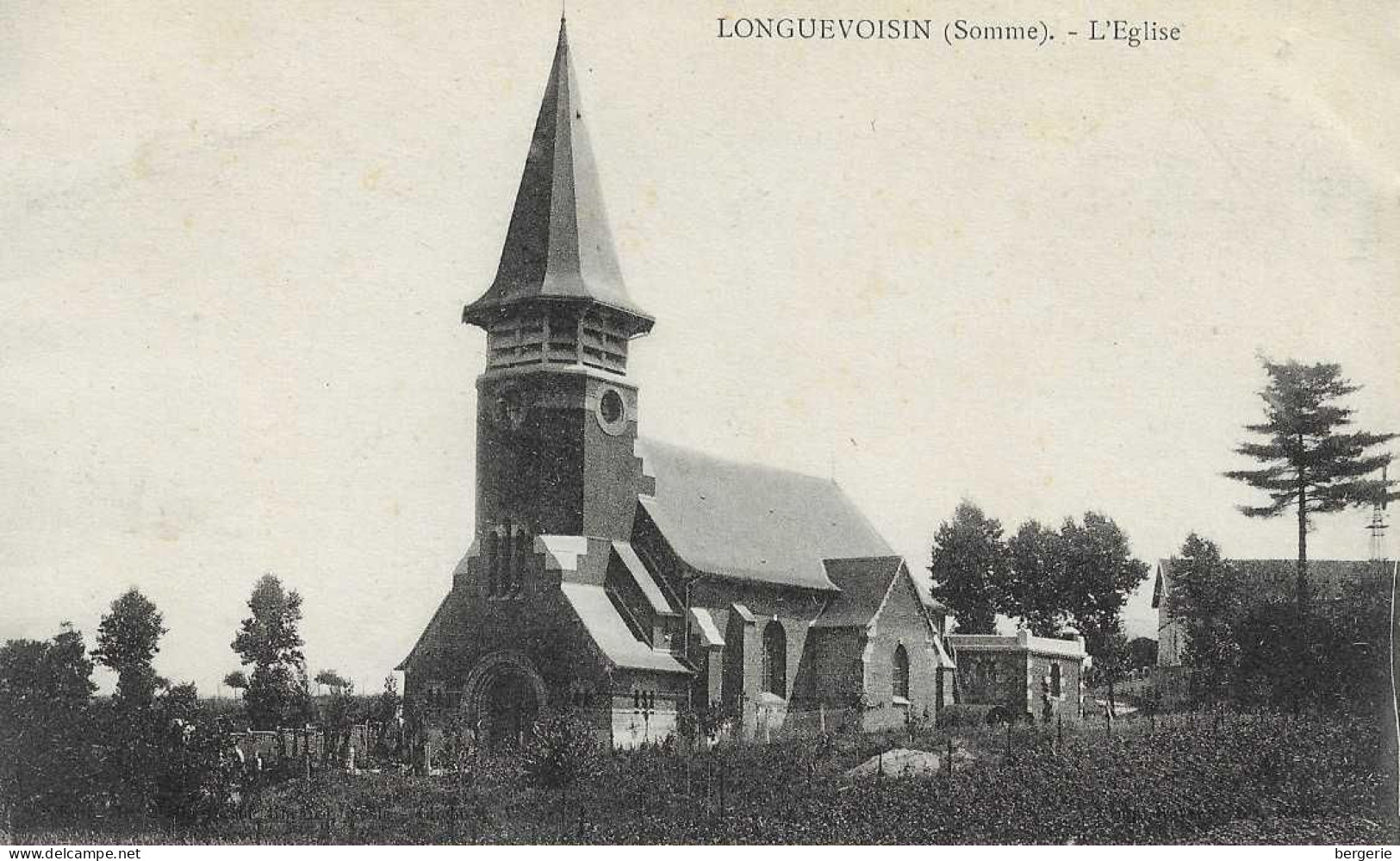 C/287            80    Longuevoisin    -    Place De L'église - Autres & Non Classés