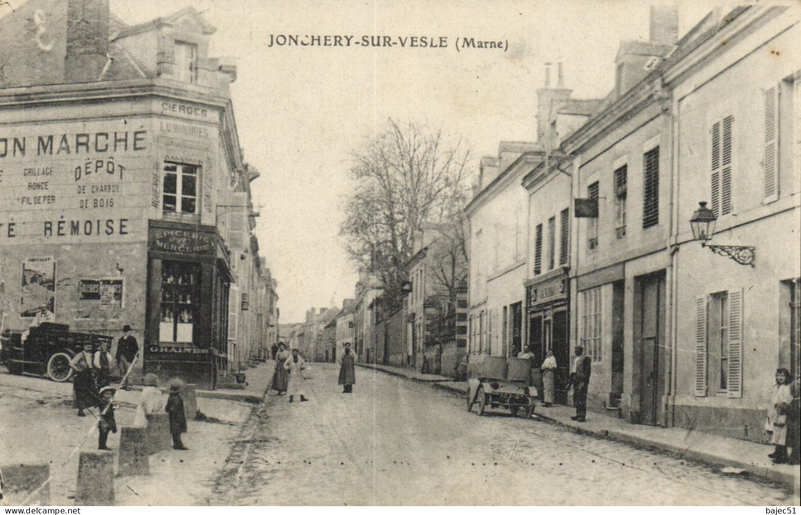 Jonchery Sur Vesle "épicerie Et Mercerie" - Jonchery-sur-Vesle