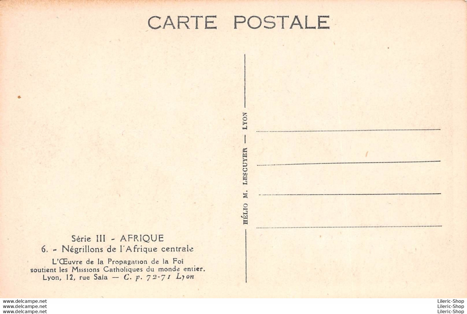 ENFANTS - Négrillons De L'Afrique Centrale - Unclassified