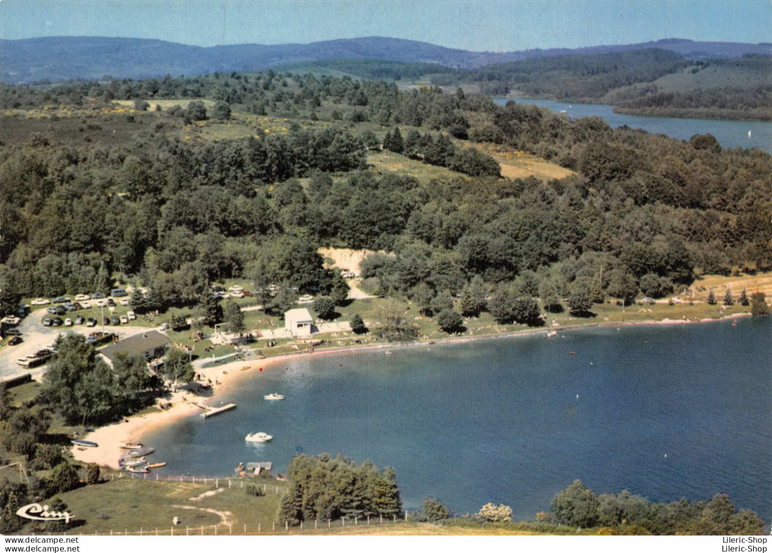 LAC De VASSIVIÈRE, Alt. 650 M. (Creuse)  Vue Générale Aérienne L'Escale Cpm - Autres & Non Classés