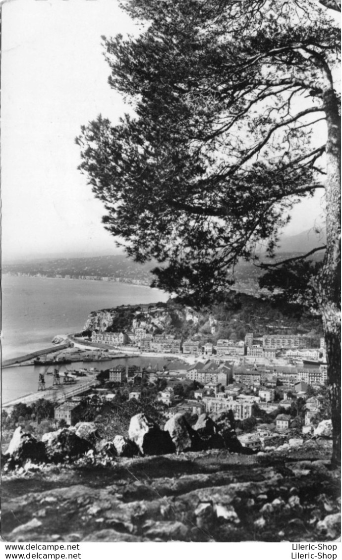 NICE (06) Vue Générale Du Port, La Colline Du Château Et La Baie Des Anges Cpsm PF 1957 - Panoramic Views