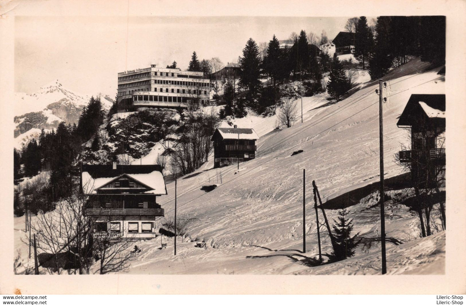 MEGEVE (Hte-Savoie)  Le Hameau Collège Cpsm PF ± 1950 - Megève