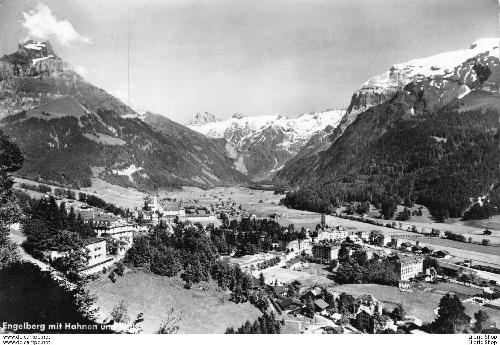 Engelberg OW Mit Hahnen Und Titlis Cpsm 1959 - Engelberg