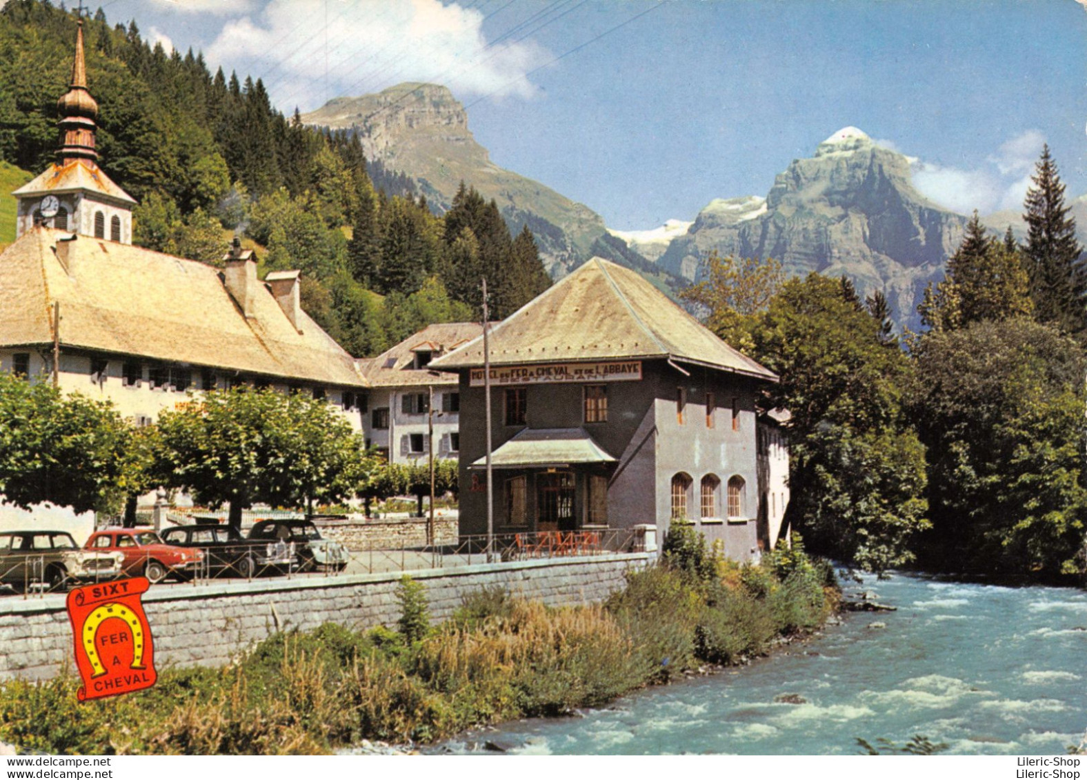 SIXT (Hte-Savoie) Le Giffre Et Le Tenneverge # Automobiles #  2 Cv, Dauphine, Mercédès Cpsm  GF 1965 - Sixt-Fer-à-Cheval