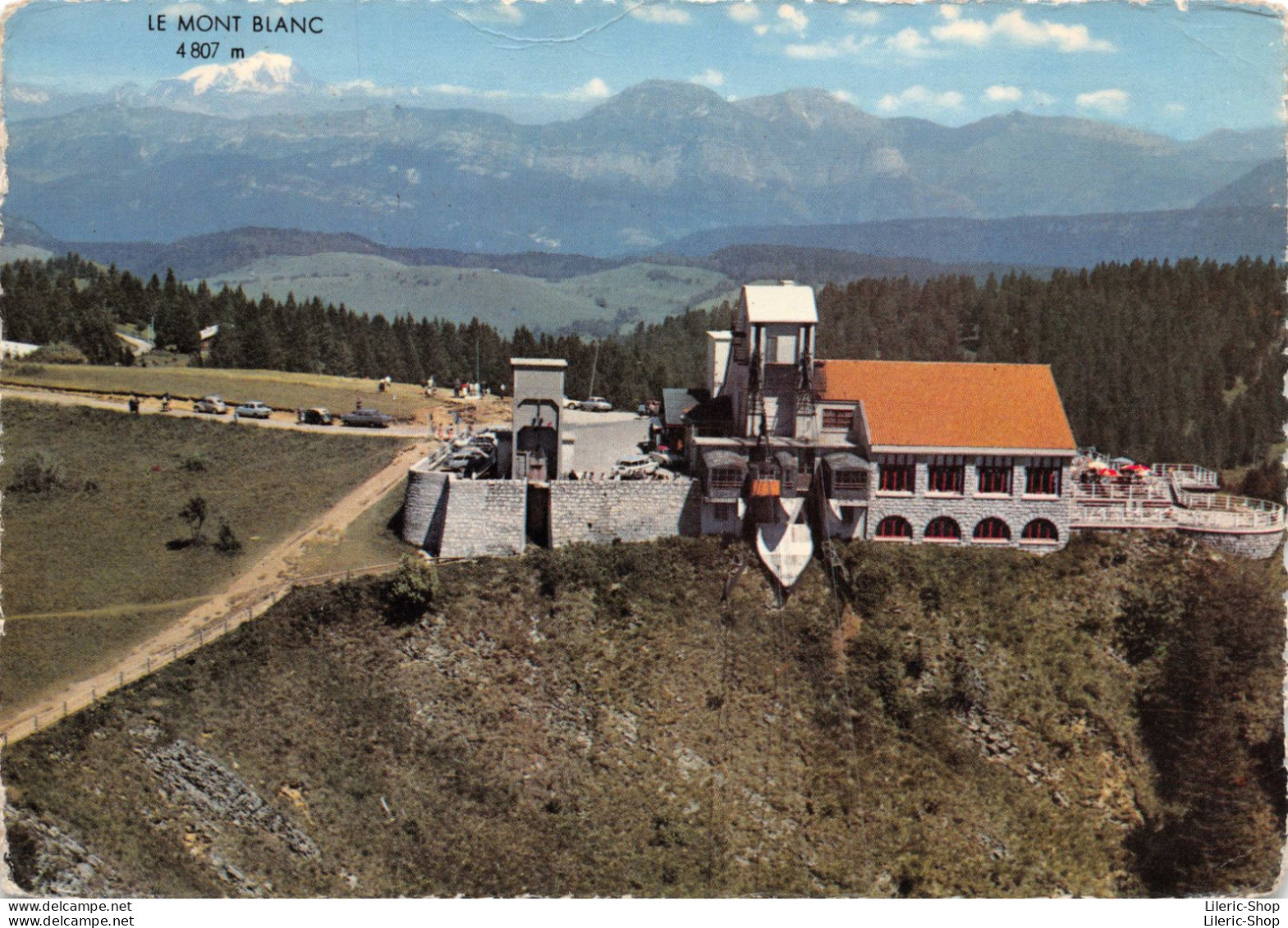 LE REVARD-SUR-AIX (Savoie), Alt. 1 550 M. Vue Aérienne Sur La Station Supérieure Téléférique  Cpsm GF 1963 - Autres & Non Classés