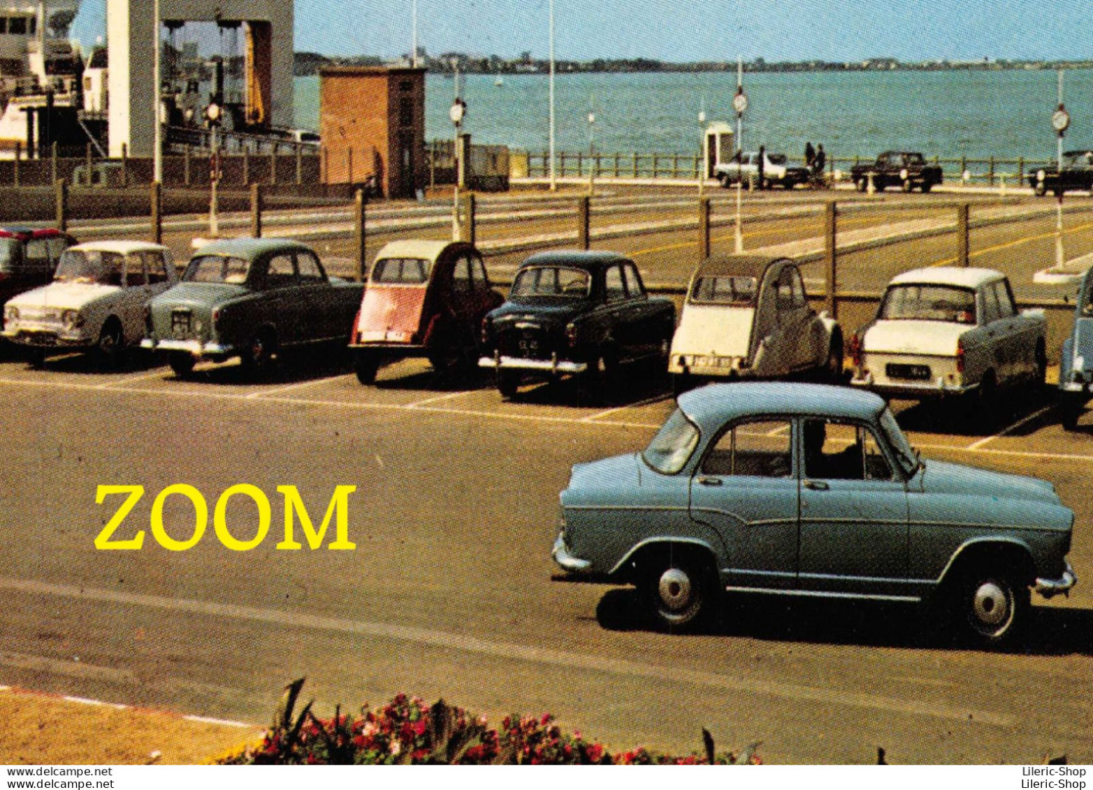 St-BREVIN (44) L'embarcadère à Mindin  # Automobiles # Peugeot 403, 404 Simca Aronde P60, 2cv Cpsm GF 1968 - Saint-Brevin-l'Océan