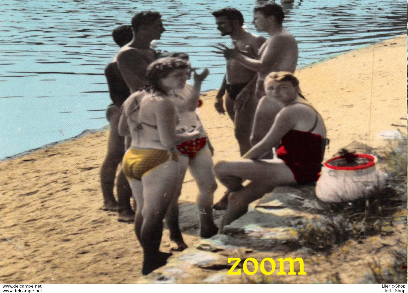 PEYRAT-le-CHATEAU (Hte-Vienne)  La Plage De L'Escale. Jeunes Gens En Maillot De Bain Cpsm GF 1967 - Autres & Non Classés