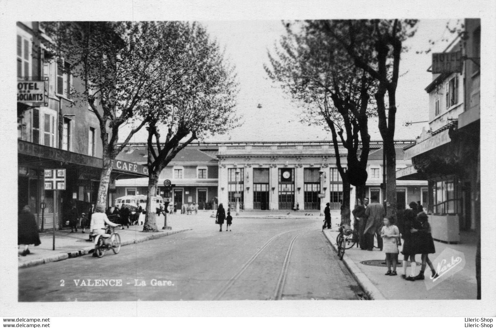 VALENCE - La Gare - Hôtel Des Négociants - Les Éditions NARBO Cpsm PF - Valence