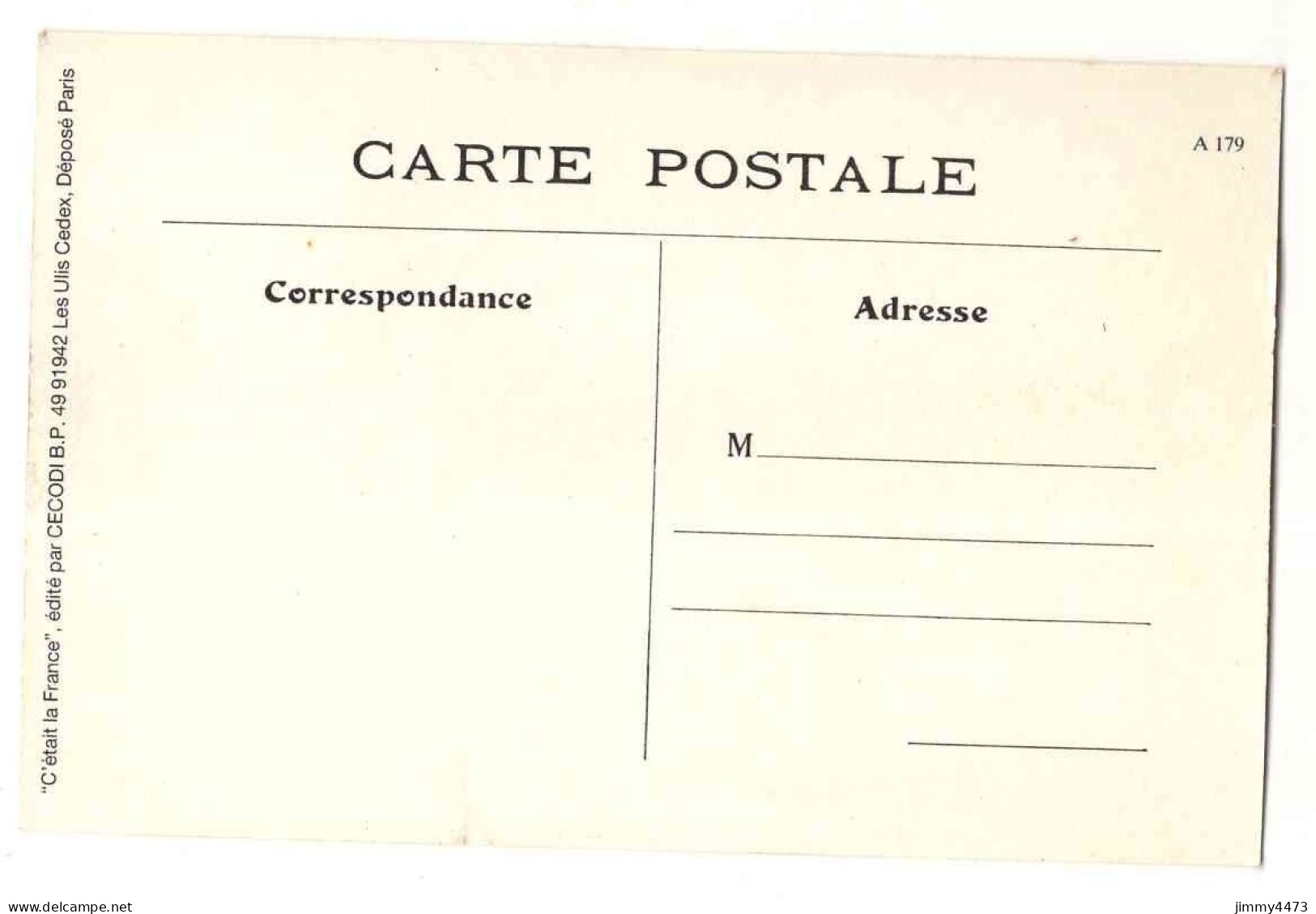 CPA (Repro) Charbonnier Et Concierge - Edit. Par CECODI - LES ULIS - Artisanat