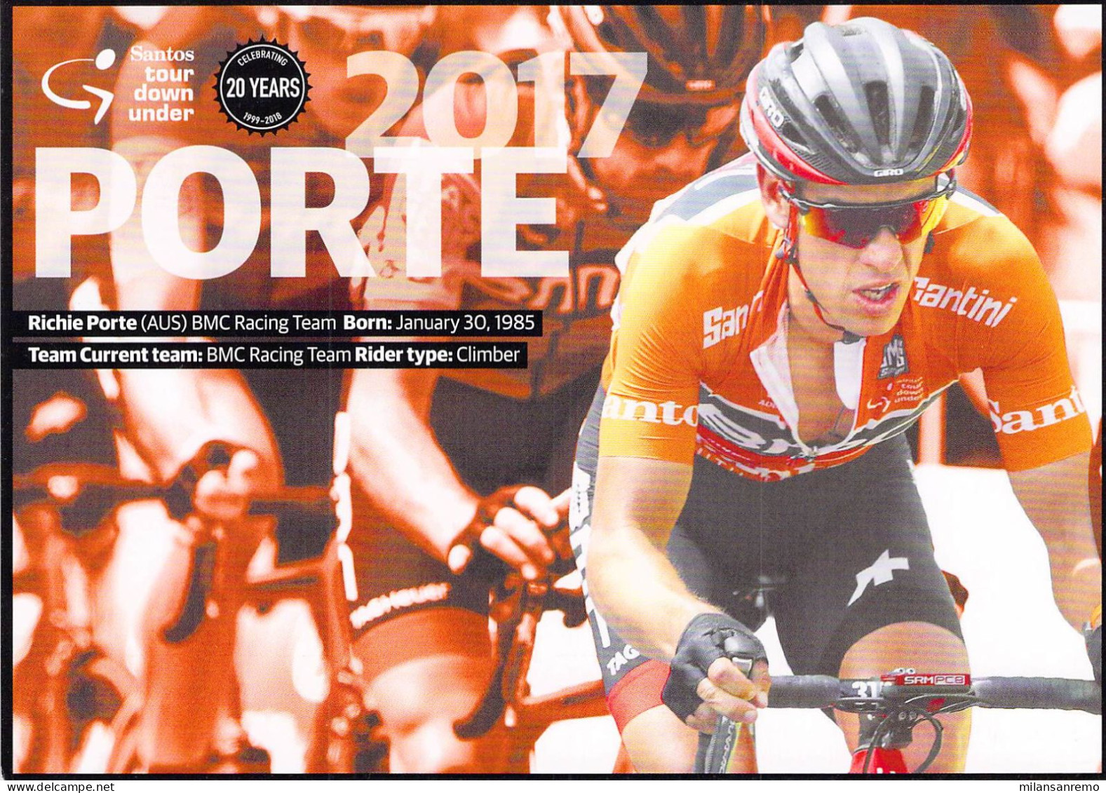 CYCLISME: CYCLISTE : RICHIE PORTE - Cyclisme
