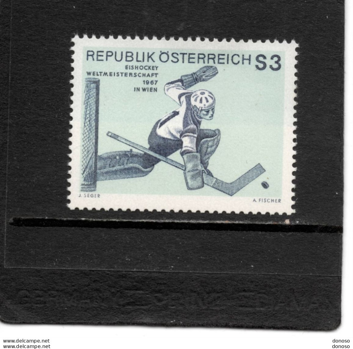 AUTRICHE 1967 Hockey Sur Glace Yvert 1069, Michel 1235 NEUF** MNH - Ungebraucht