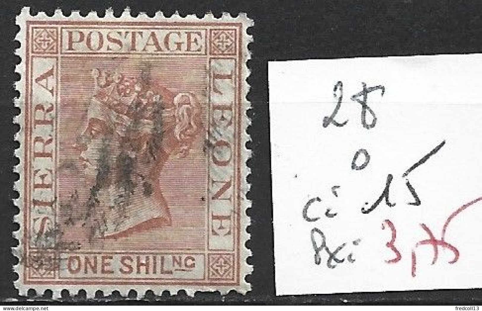 SIERRA LEONE 28 Oblitéré Côte 15 € - Sierra Leone (...-1960)