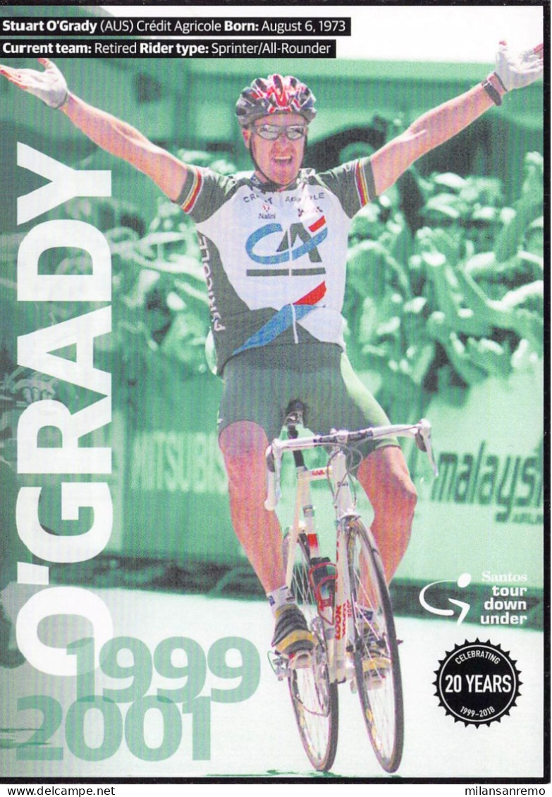 CYCLISME: CYCLISTE : STUART O'GRADY - Cyclisme