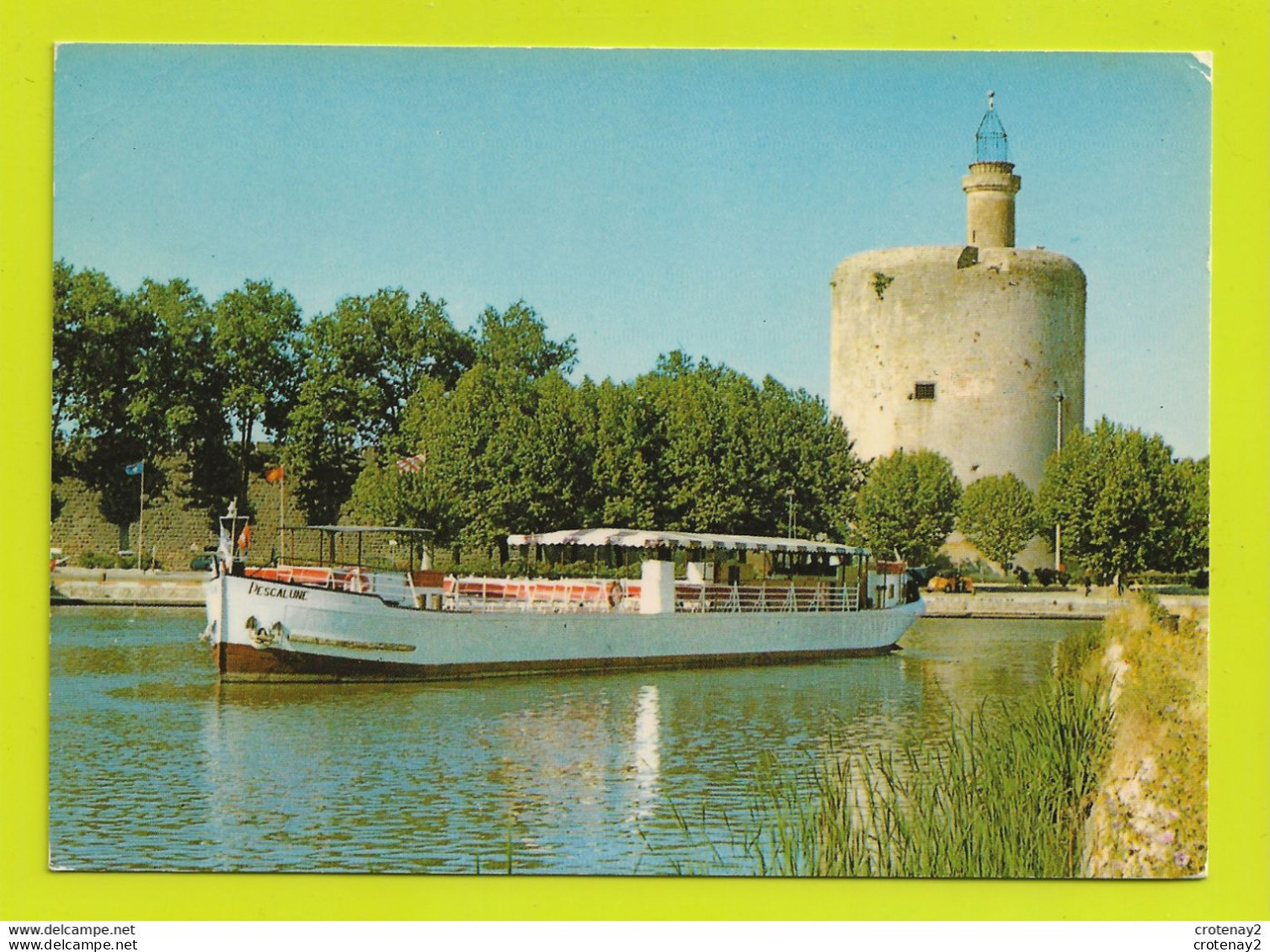 34 AIGUES MORTES Péniche De Promenade PESCALUNE Type Freycinet Cliché Rancurel - Sonstige & Ohne Zuordnung