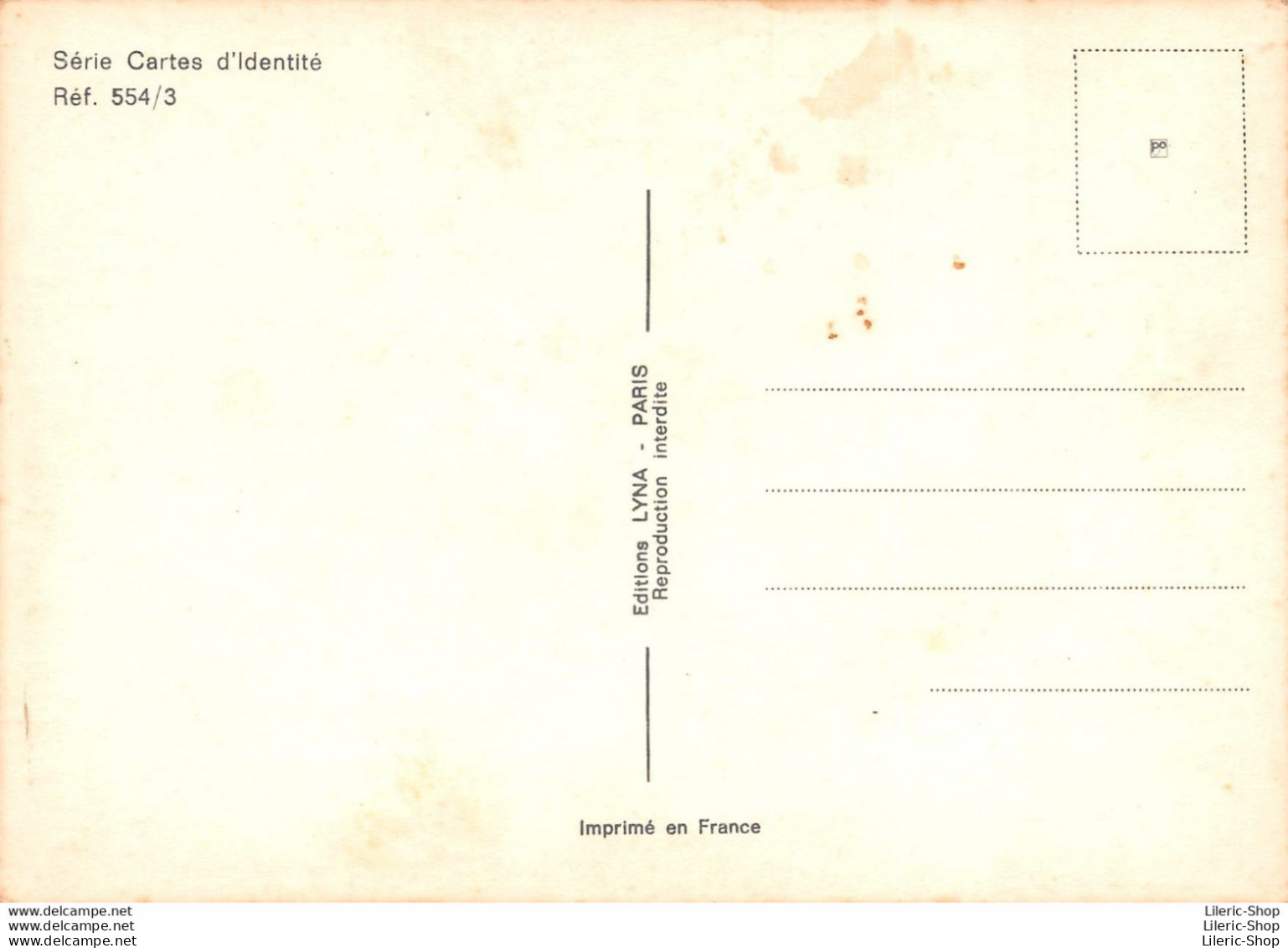 ALEXANDRE - Série Cartes D'Identité N° 554 ( 3 ) - Carte Nationale D'Identité De Bouliste - Pétanque