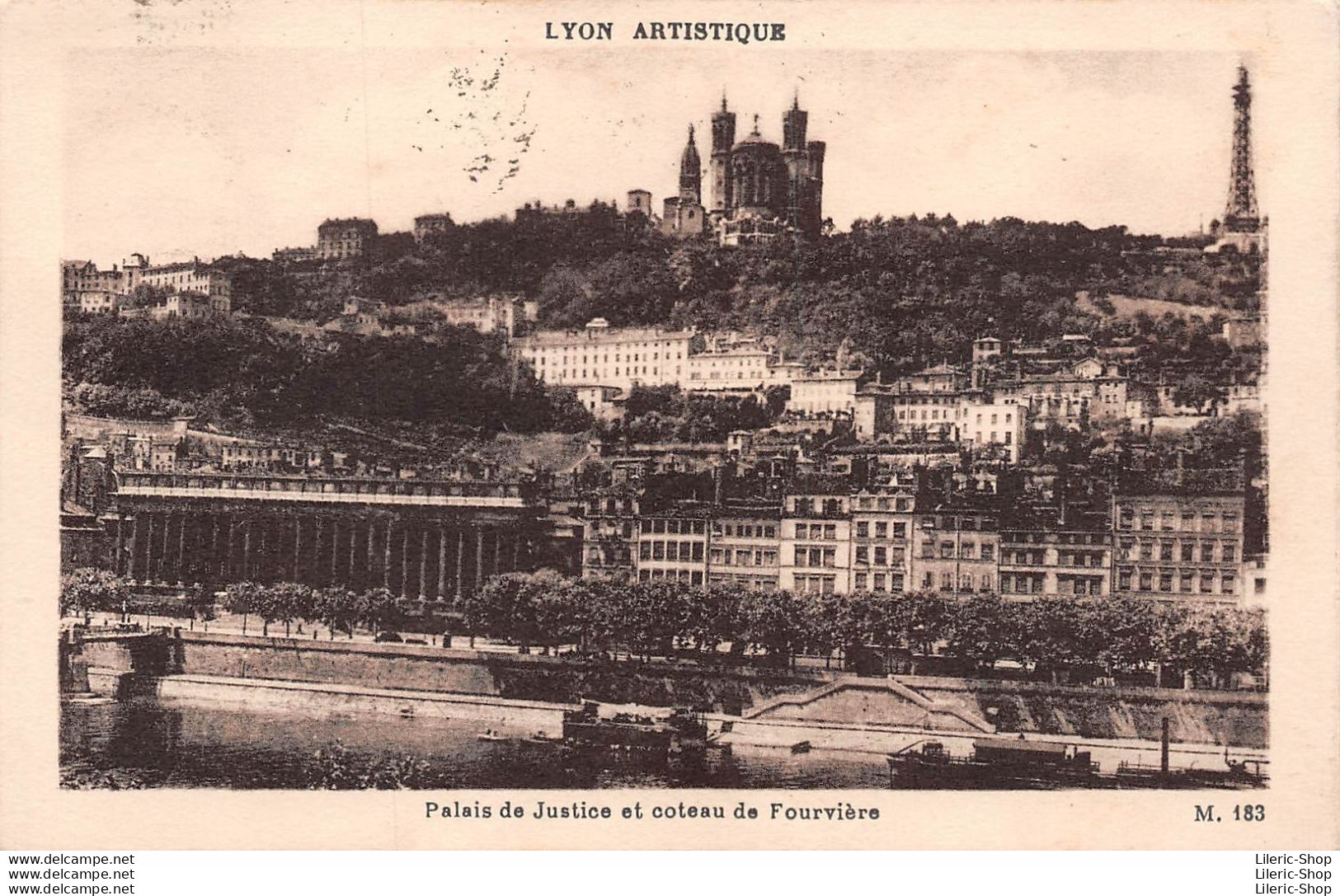 [69]  LYON) 2 CPA  Palais De Justice Et Vue Générale Sur La Saône - Sonstige & Ohne Zuordnung