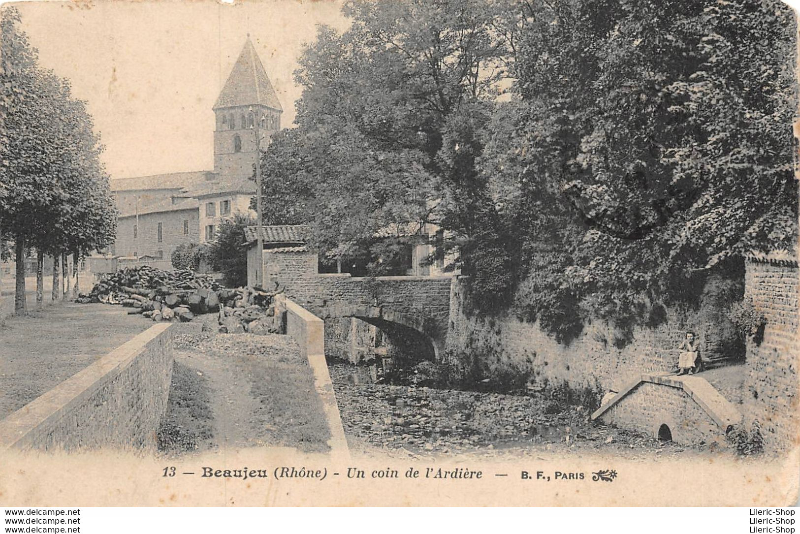 [69] Beaujeu - Cpa  -  Un Coin De L'Ardière - B. F., PARIS - Beaujeu