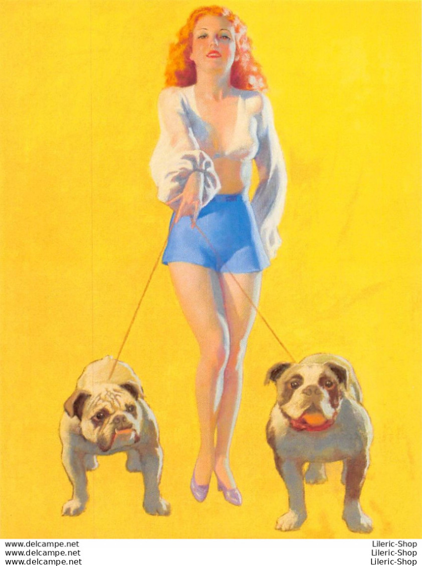 PIN-UP -  Sexy Glamour Girl Reproduction D'après Earl MORAN Dogs - Pin-Ups