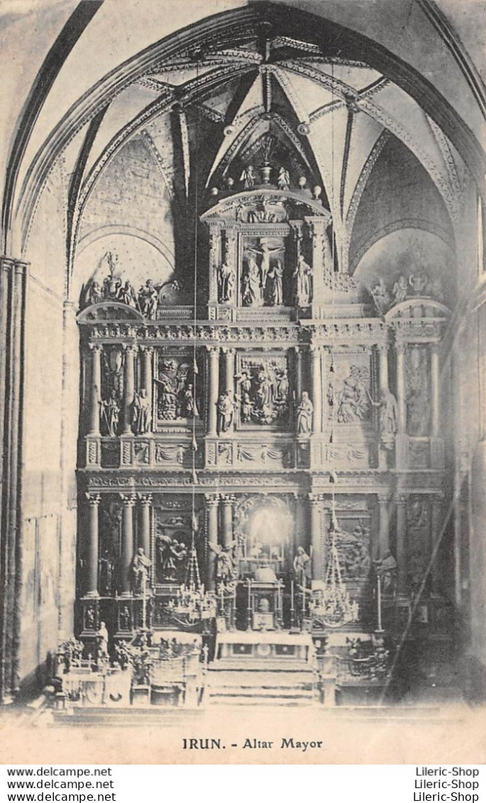 Espagne > País Vasco > IRUN Año 1910 - Altar Mayor - Altri & Non Classificati