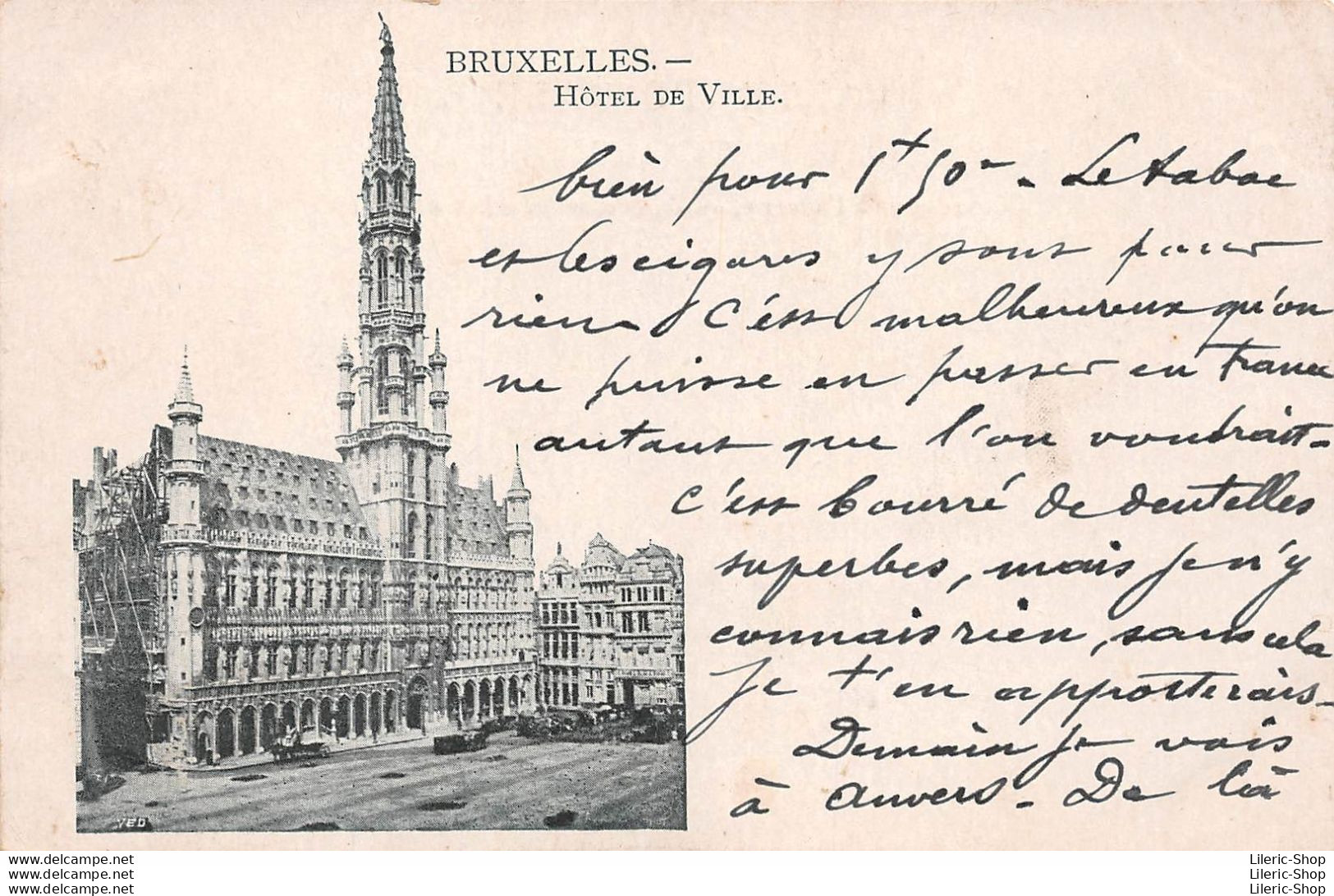 Belgique > BRUXELLES. - HOTEL DE VILLE. - Monuments
