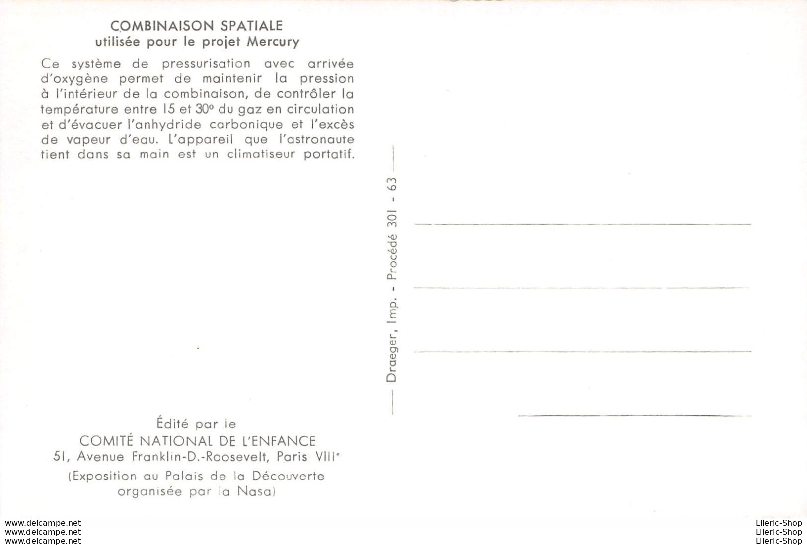 Série De 3 Cpsm Sur L'Exposition Au Palais De La Découverte Organisée Par La Nasa En 1962 - Espacio