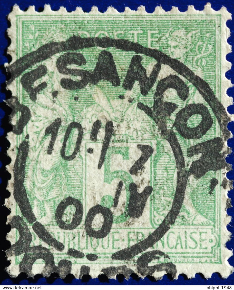 -Sage N°106  Type Ll Ob: BESANÇON 1900. - 1876-1898 Sage (Type II)