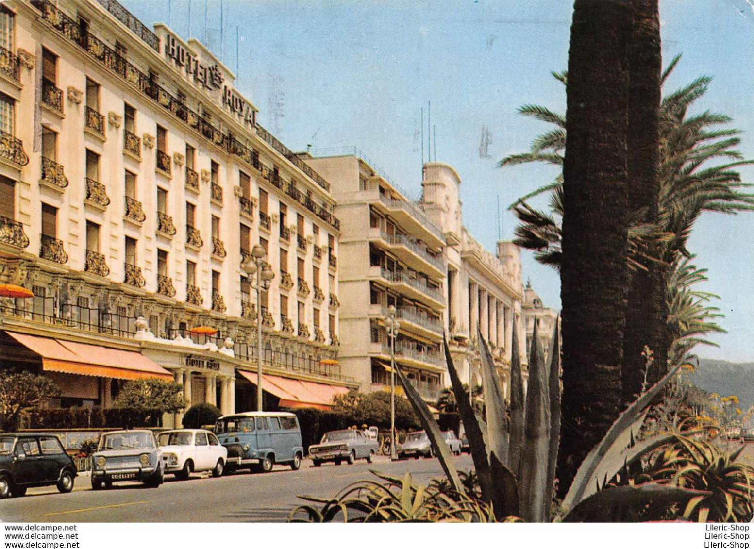 [06]  NICE -CPSM GF - Hôtel Royal Et Palais De La Méditerranée Automobiles SIMCA 1000 Estafette Renault - PKW